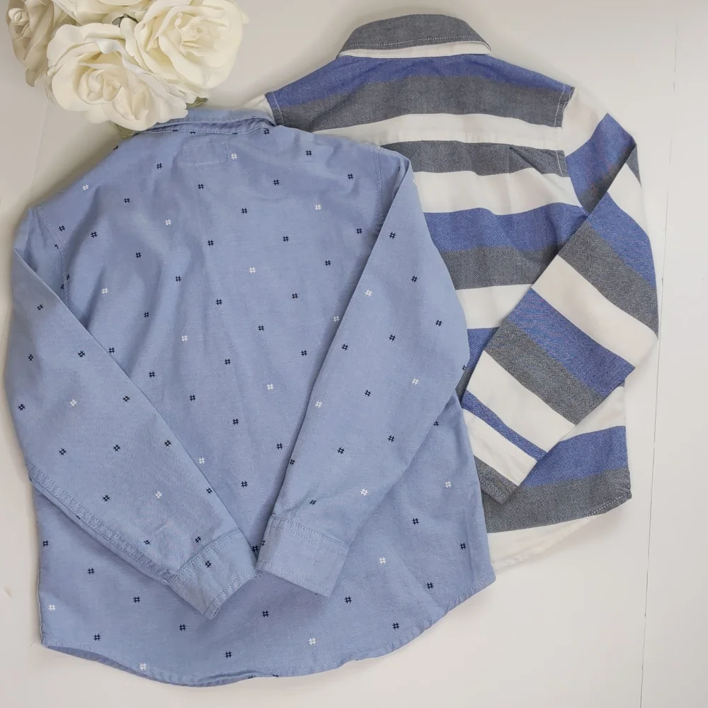 Children's Place, Old Navy Collared Bundle Shirts Blue Size Small 5/6